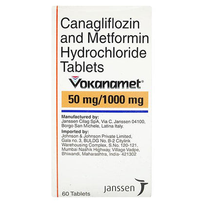VOKANAMET 50/1000mg Tablet 60's
