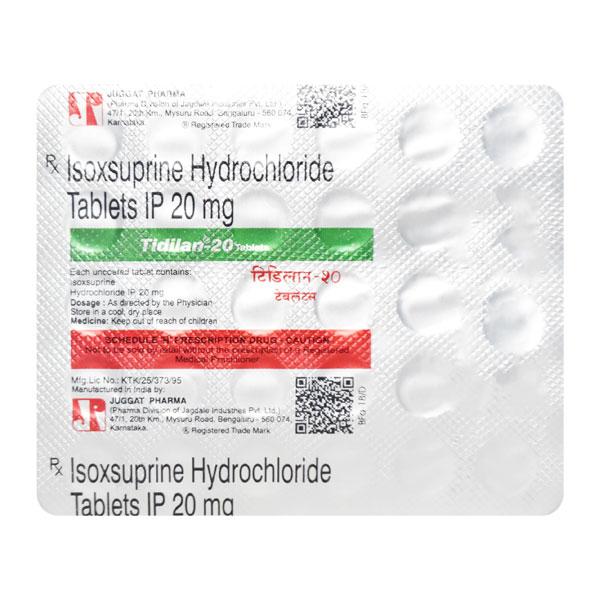 Tidilan 20mg Tablet 30'S