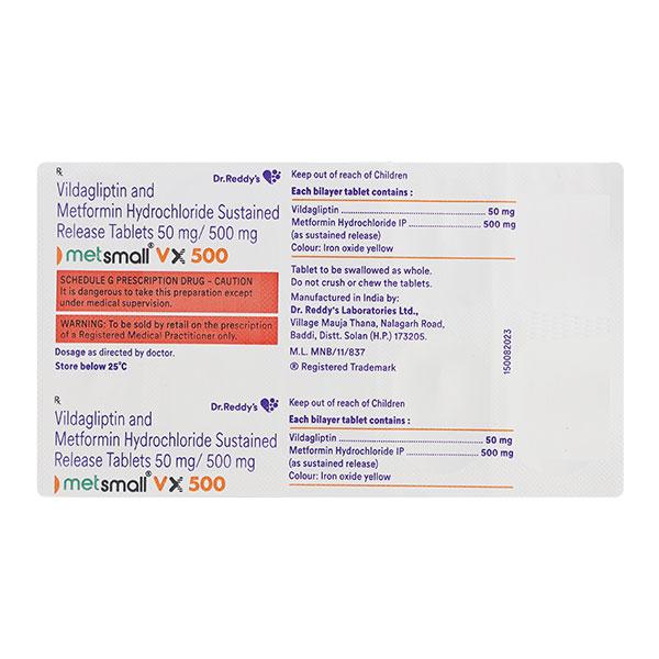 METSMALL VX 500 Tablet 10's