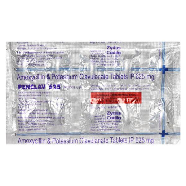 Penclav 625mg Tablet 10'S