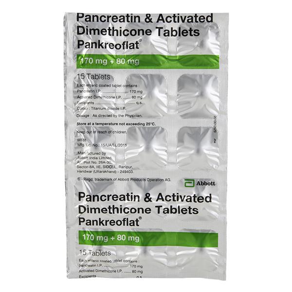 Pankreoflat Tablet 15'S