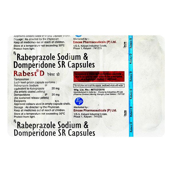 RABEST D Capsule 10's