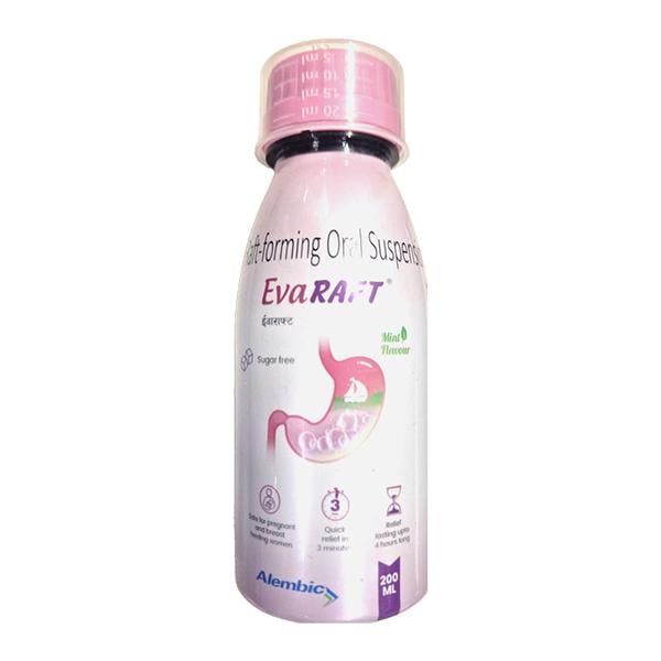 EVARAFT SUGAR FREE MINT FLAVOUR Oral Suspension 200ml