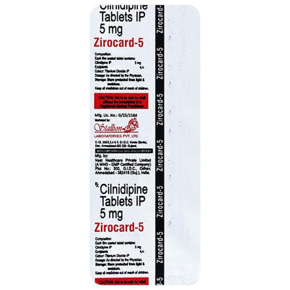 ZIROCARD 5 Tablet 10's