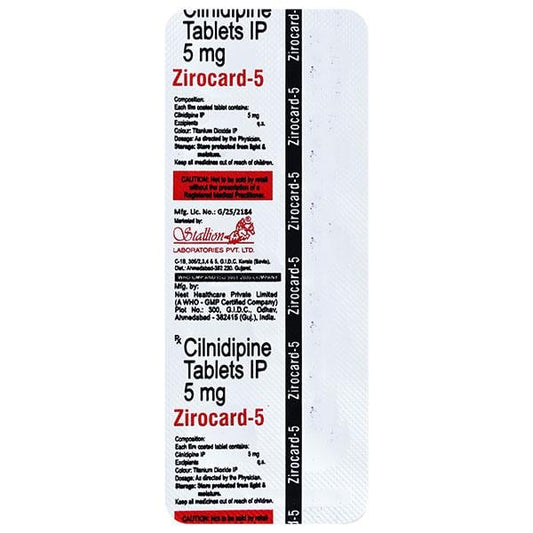 ZIROCARD 5 Tablet 10's