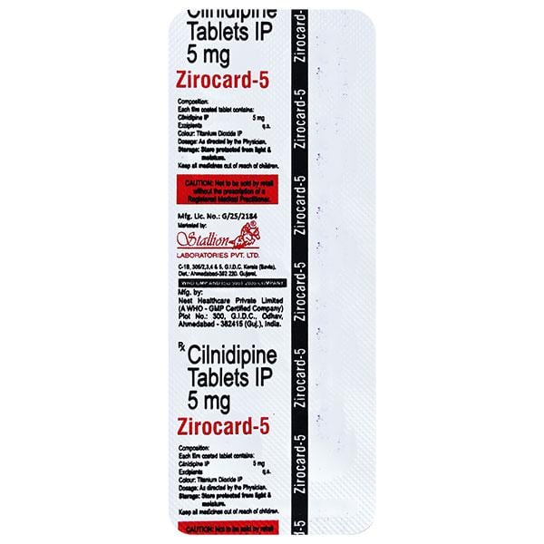 ZIROCARD 5 Tablet 10's