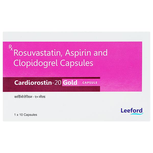 CARDIOROSTIN GOLD 20 Capsule 10's