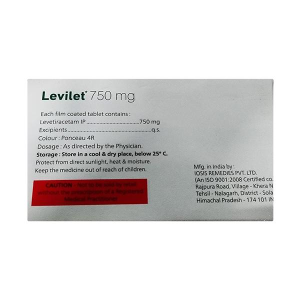 LEVILET 750mg Tablet 10's