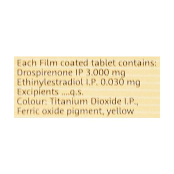 Yasmin Tablet For Contraception care and Acne management Pack of 21 Tablets