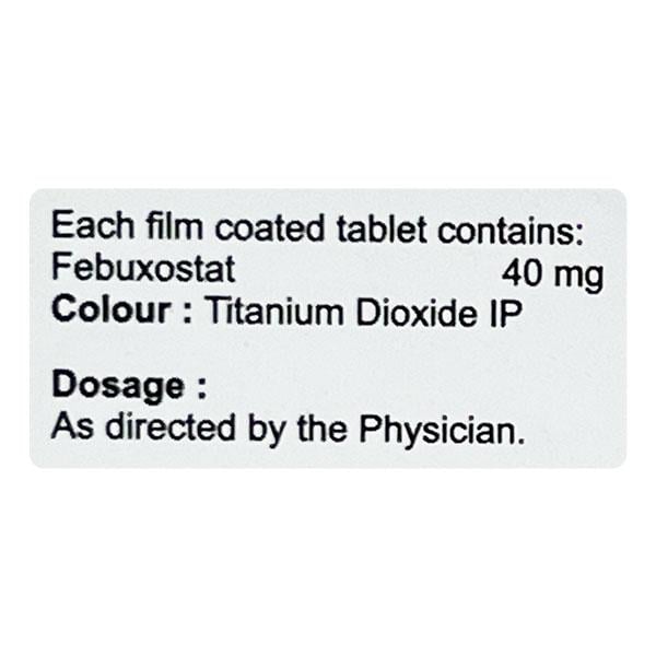 FEBUWAL 40 Tablet 10's