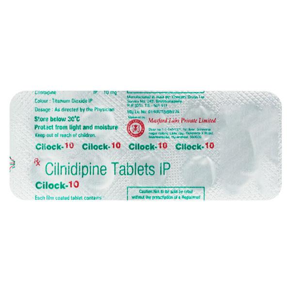 CILOCK 10 Tablet 10's