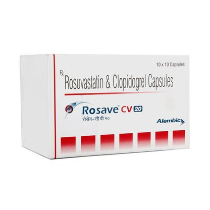 Rosave CV 20mg Capsule 10'S