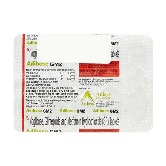 ADIBOSE GM 2mg Tablet 10's