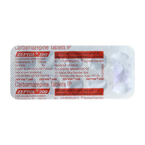 Zeptol 200mg Tablet 10'S