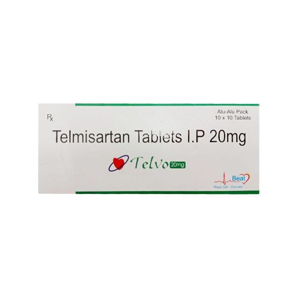 TELVO 20mg Tablet 10's