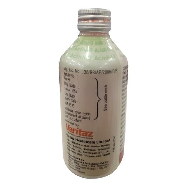 ACINIL O Sugar Free Mint Oral Suspension 200ml