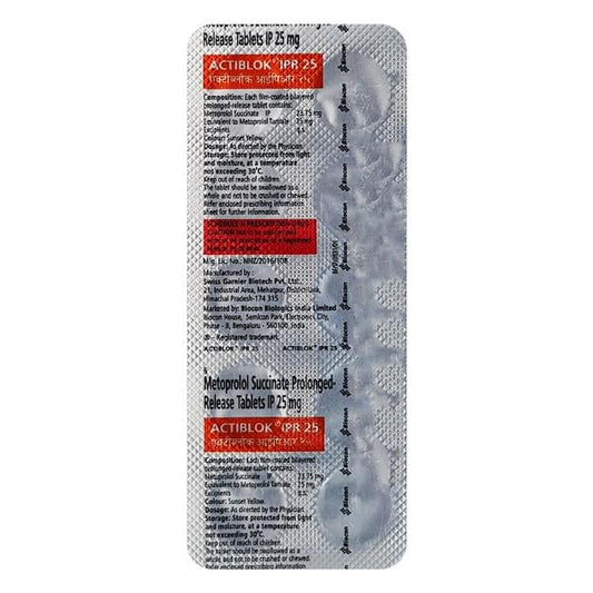 Actiblok Ipr 25mg Tablet 10'S