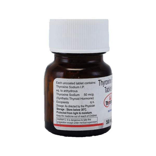 Thyromed 50mcg Tablet 100'S
