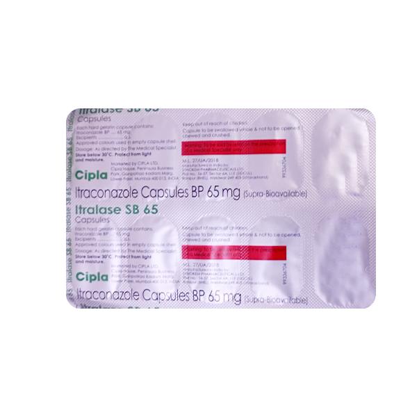 ITRALASE SB 65 Capsule 10's