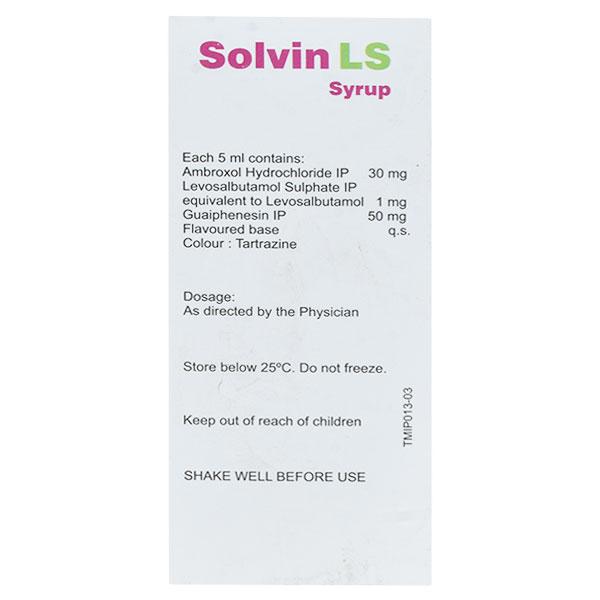 Solvin LS Syrup 100ml