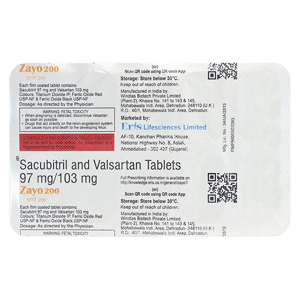 ZAYO 200 Tablet 10's