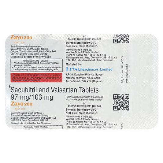 ZAYO 200 Tablet 10's