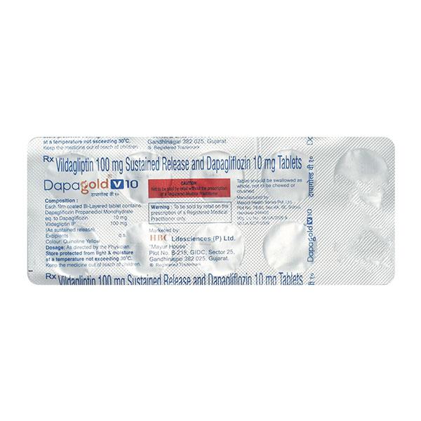 DAPAGOLD V 10 Tablet 10's