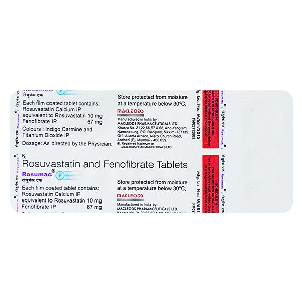 Rosumac F 10mg Tablet 10'S