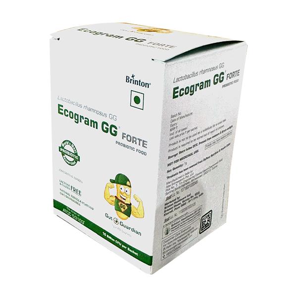 ECOGRAM GG FORTE LACTOSE & GLUTEN FREE NATURAL VANILLA FLAVOUR Sachet 1g