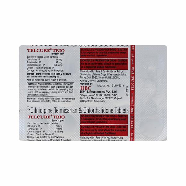 TELCURE TRIO Tablet 15's