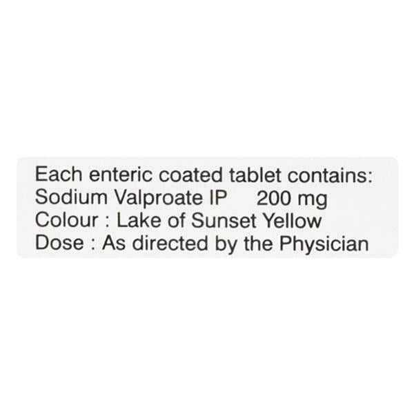 Valparin Alkalets 200mg Tablet 10'S