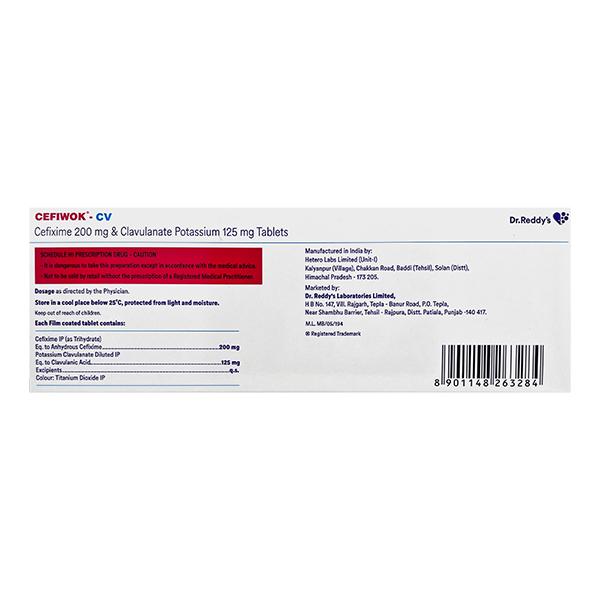 CEFIWOK CV Tablet 10's
