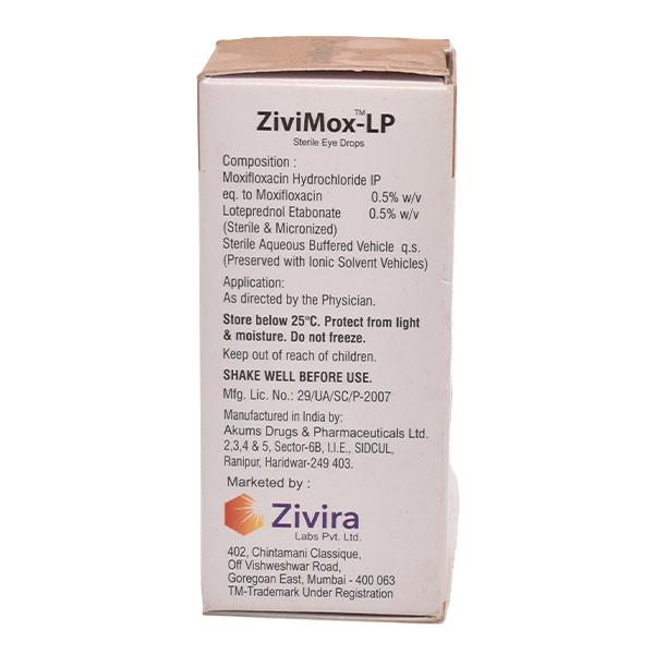 ZIVIMOX LP Eye Drops 5ml