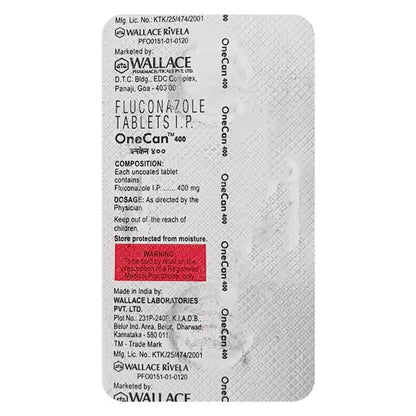 Onecan 400mg Tablet 2'S
