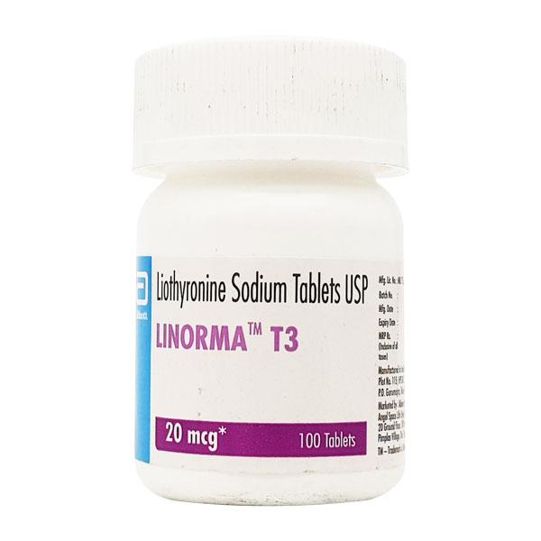 LINORMA T3 20mcg Tablet 100's