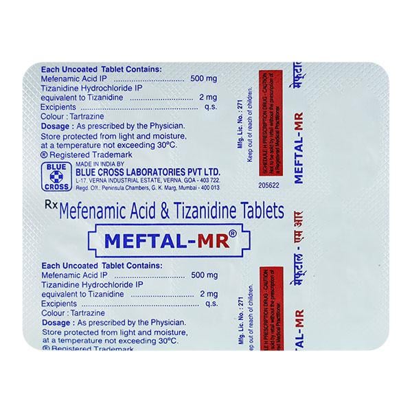 Meftal MR Tablet 10'S