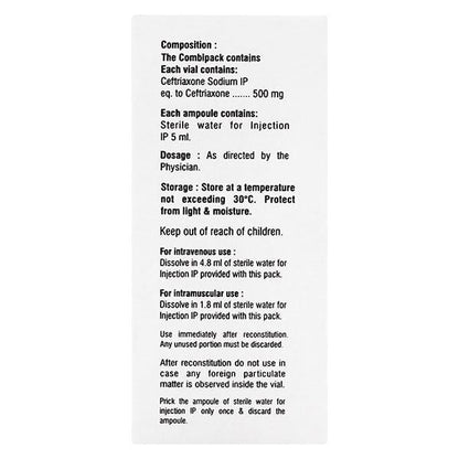 LYCEFT 500mg Injection 1's
