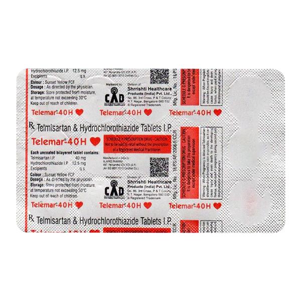 TELEMAR 40H Tablet 15's