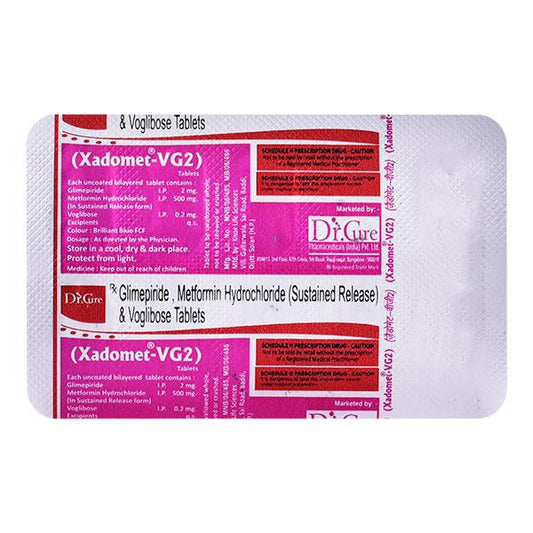 XADOMET VG 2 Tablet 10's