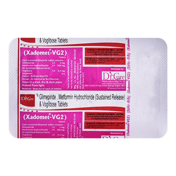 XADOMET VG 2 Tablet 10's