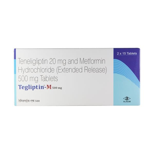 Tegliptin M 20/500mg Tablet 15'S