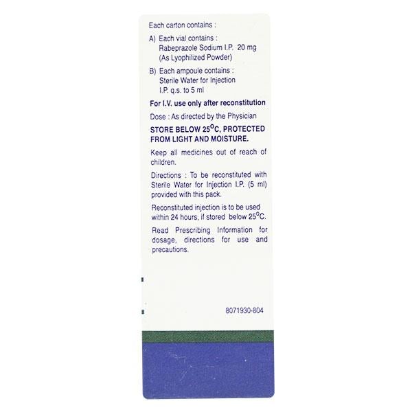 Veloz 20mg Injection 1's