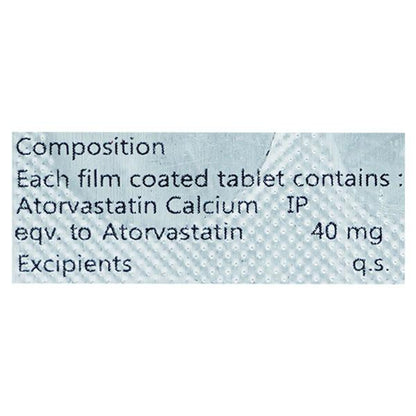 LIPISAFE 40mg Tablet 10's
