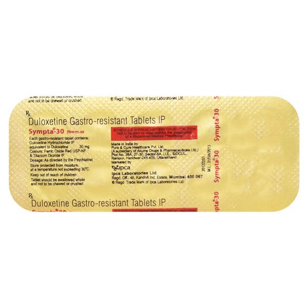 Sympta 30mg Tablet 10'S