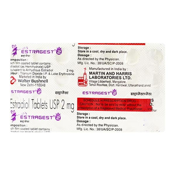 ESTRAGEST 2 Tablet 28's