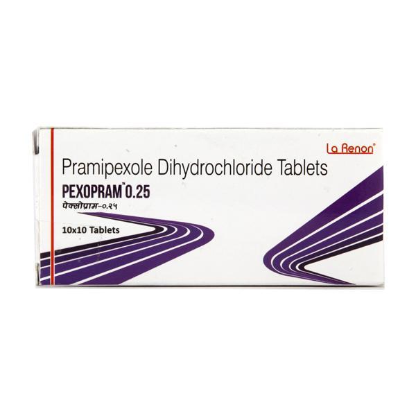 Pexopram 0.25mg Tablet 10'S