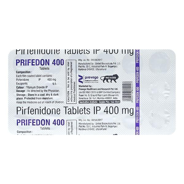 PRIFEDON 400 Tablet 15's