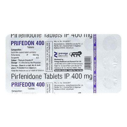 PRIFEDON 400 Tablet 15's