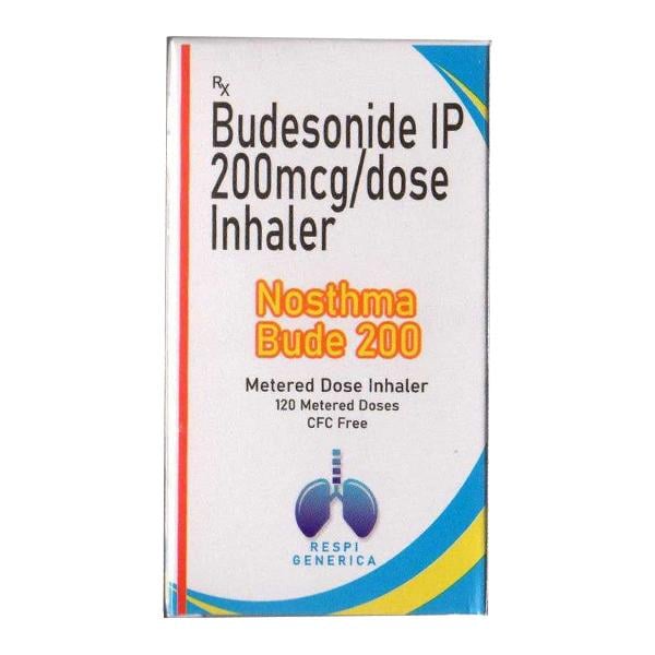 NOSTHMA BUDE 200 CFC FREE Inhaler 120md