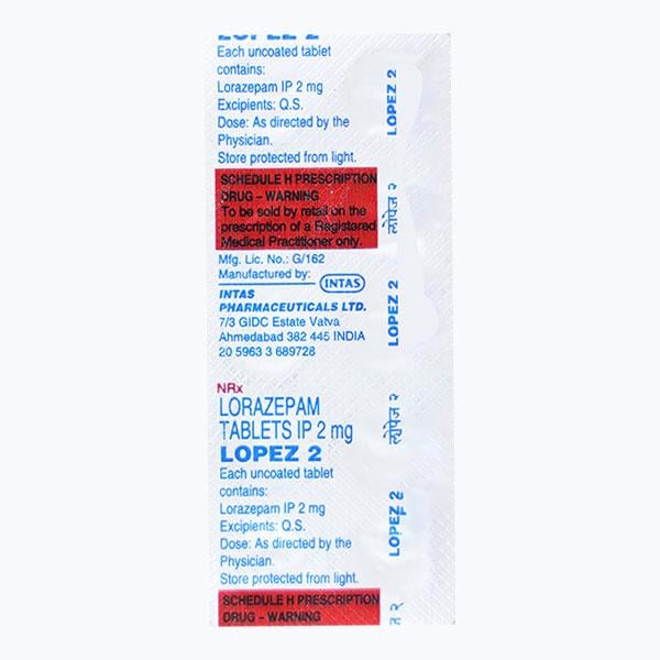 Lopez 2mg Tablet 10'S